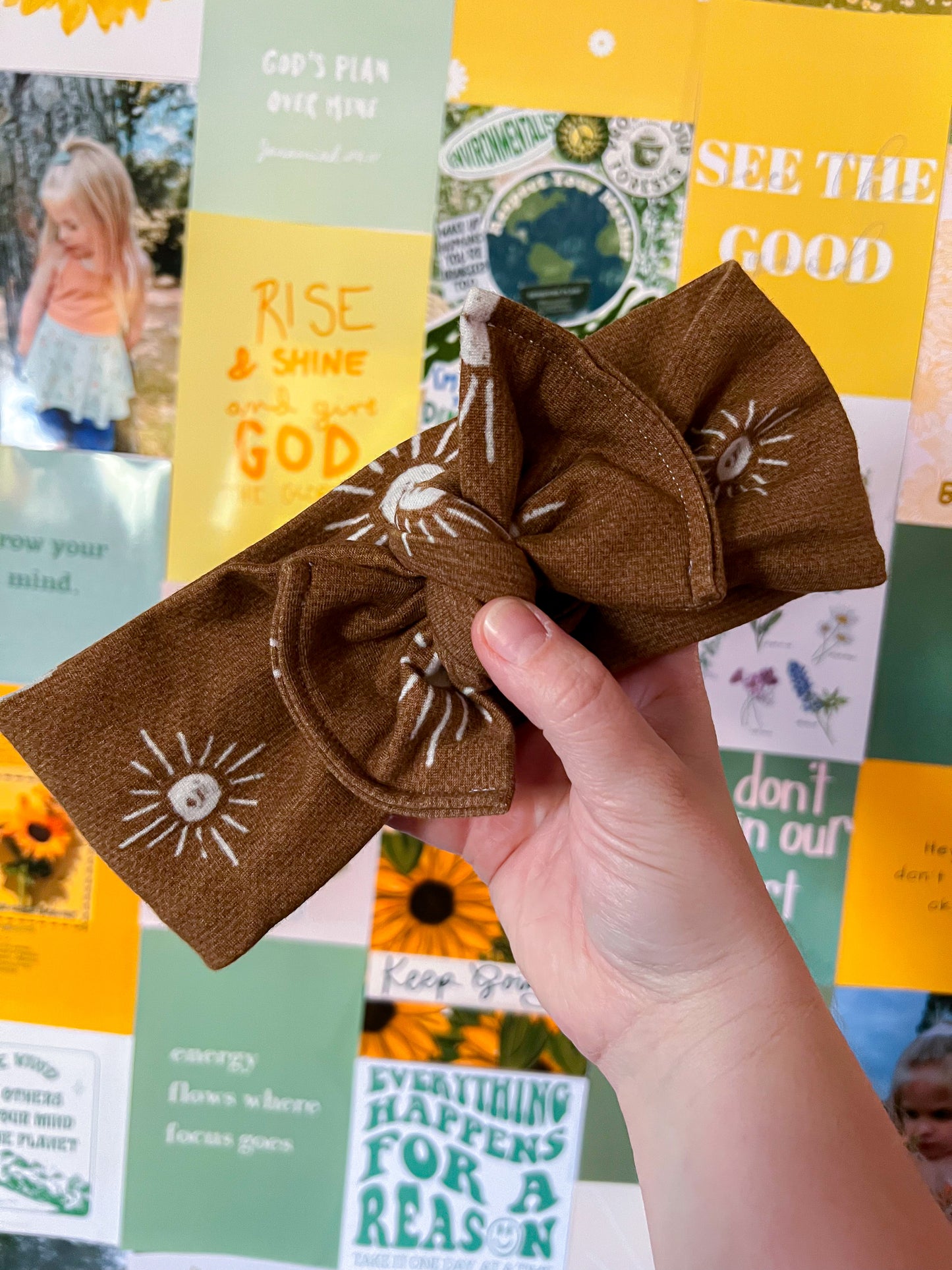 Sunny Days Chunky Bow