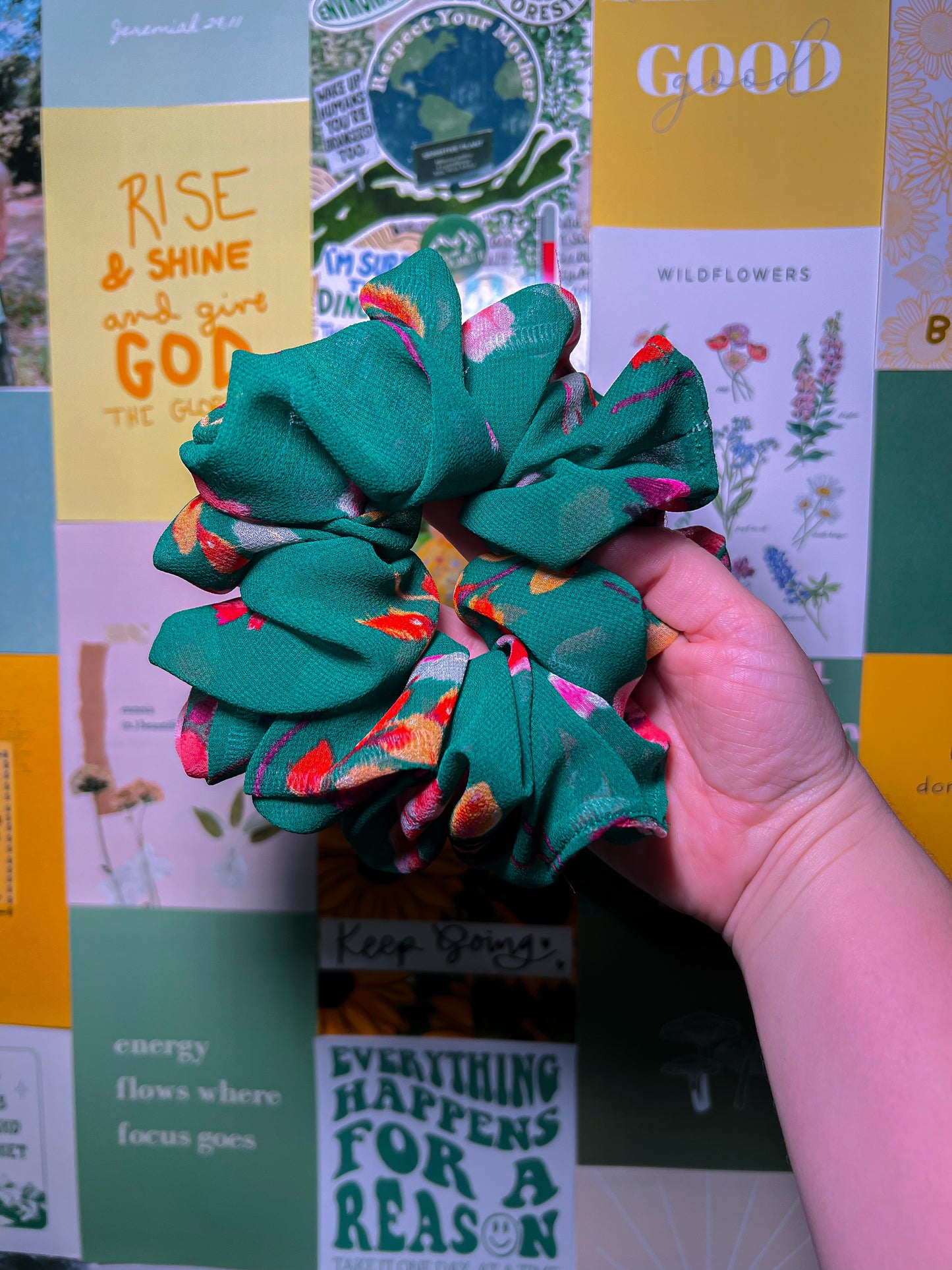 Secret Garden Scrunchie