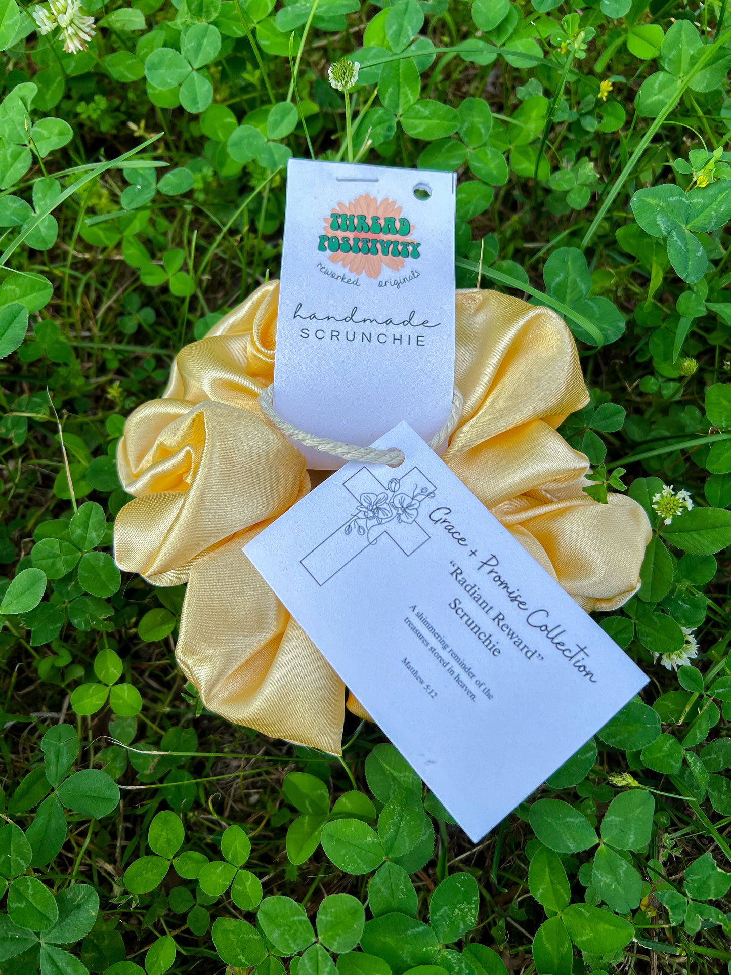 Radiant Reward Satin Scrunchie