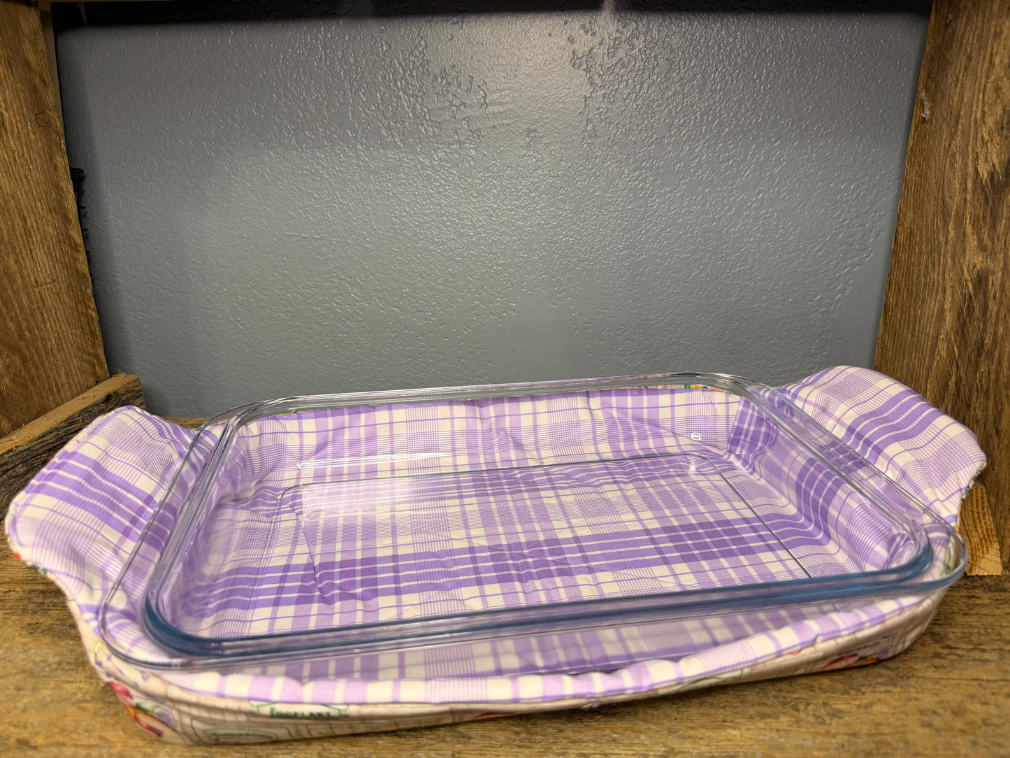 Reversible Casserole Cozie - Farmer’s Market Plaid
