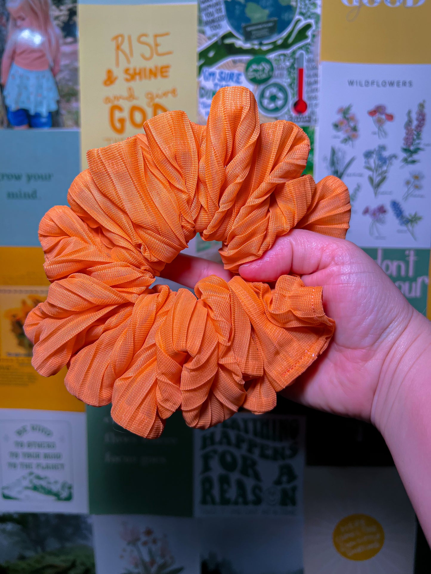 Fresh Tangerine Scrunchie