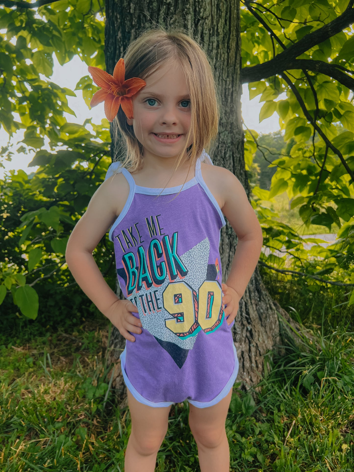 Back to the 90s Retro Romper