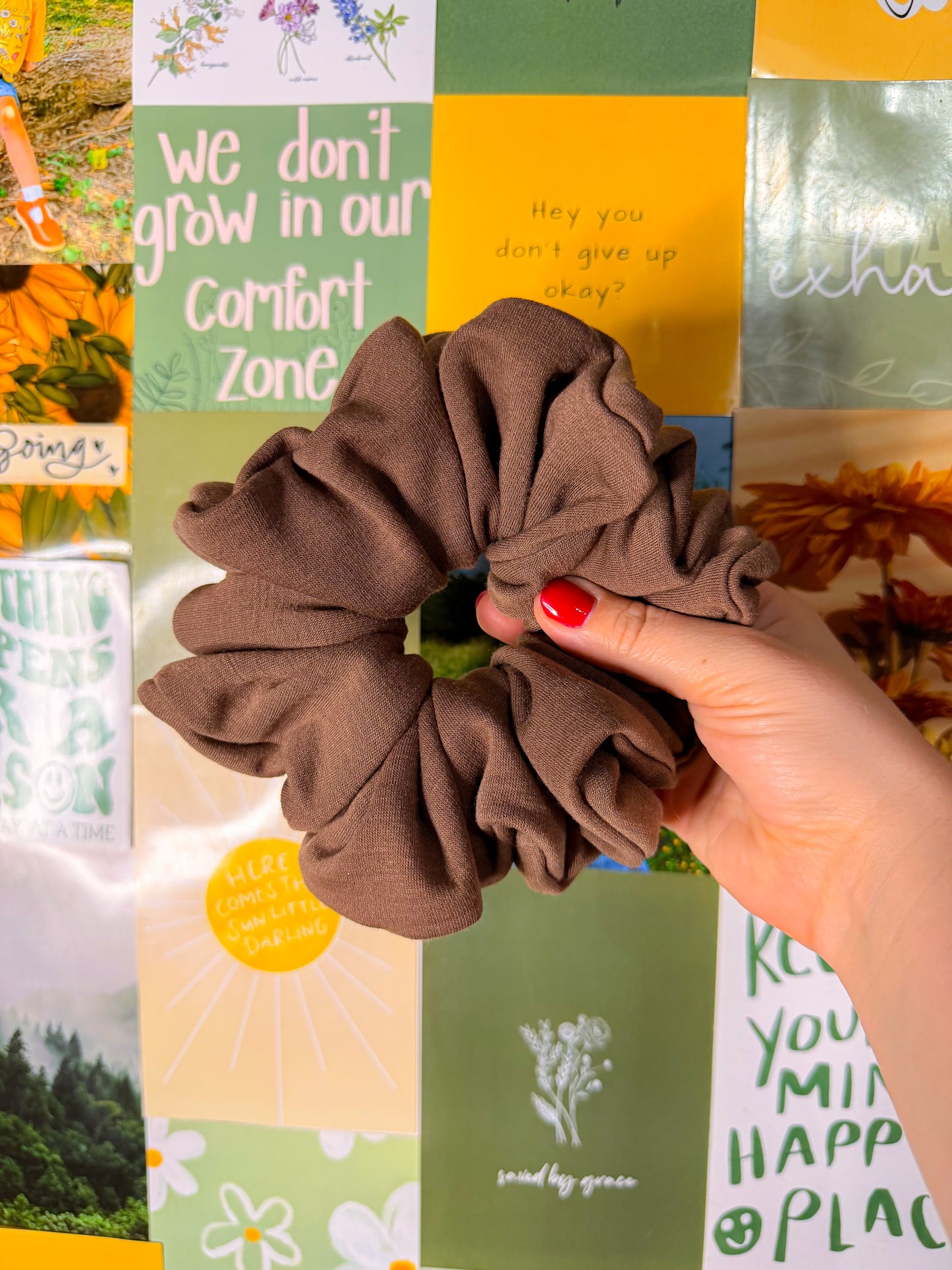 Hot Cocoa Scrunchie