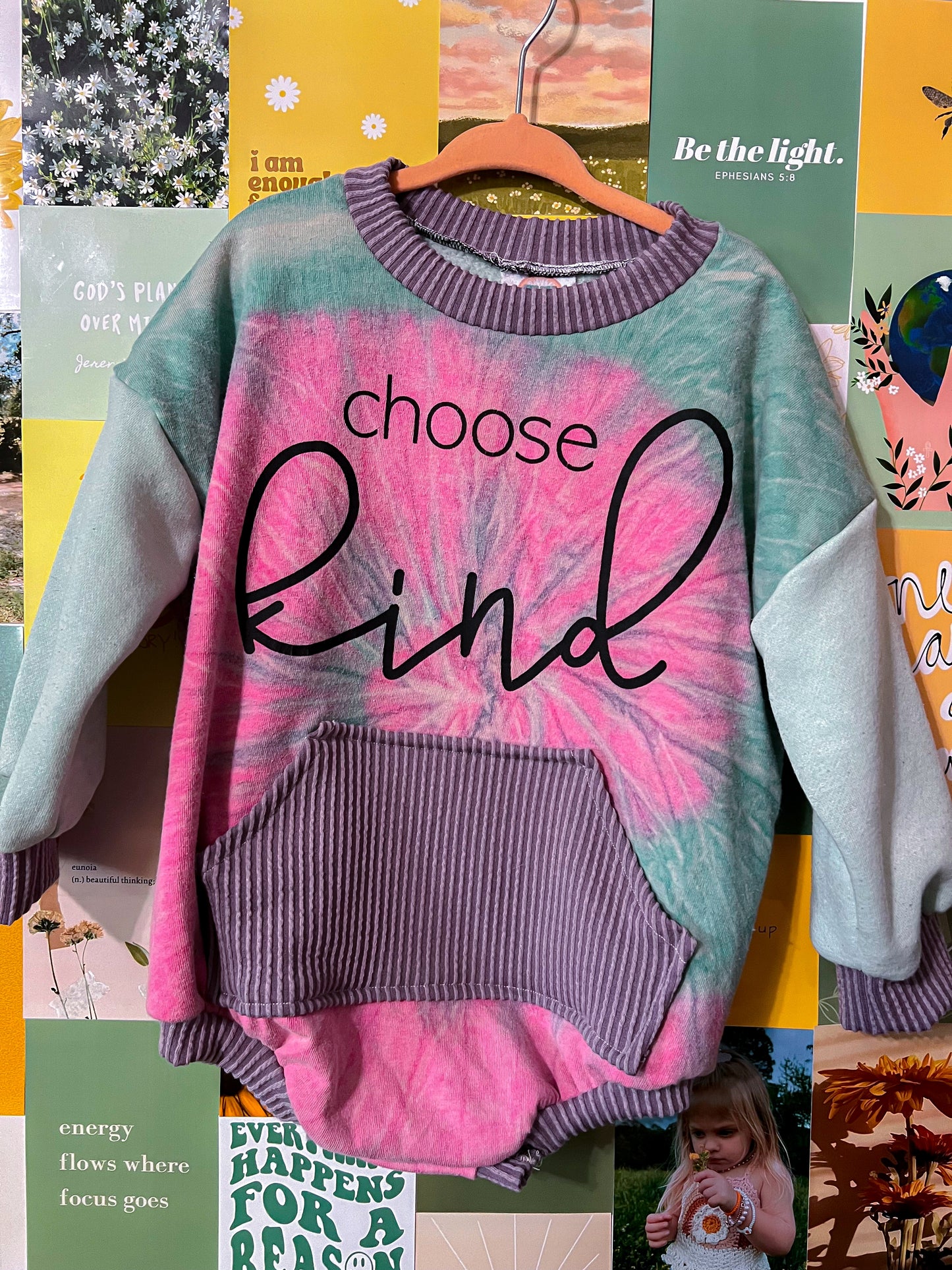 Be Kind Sweatshirt Romper