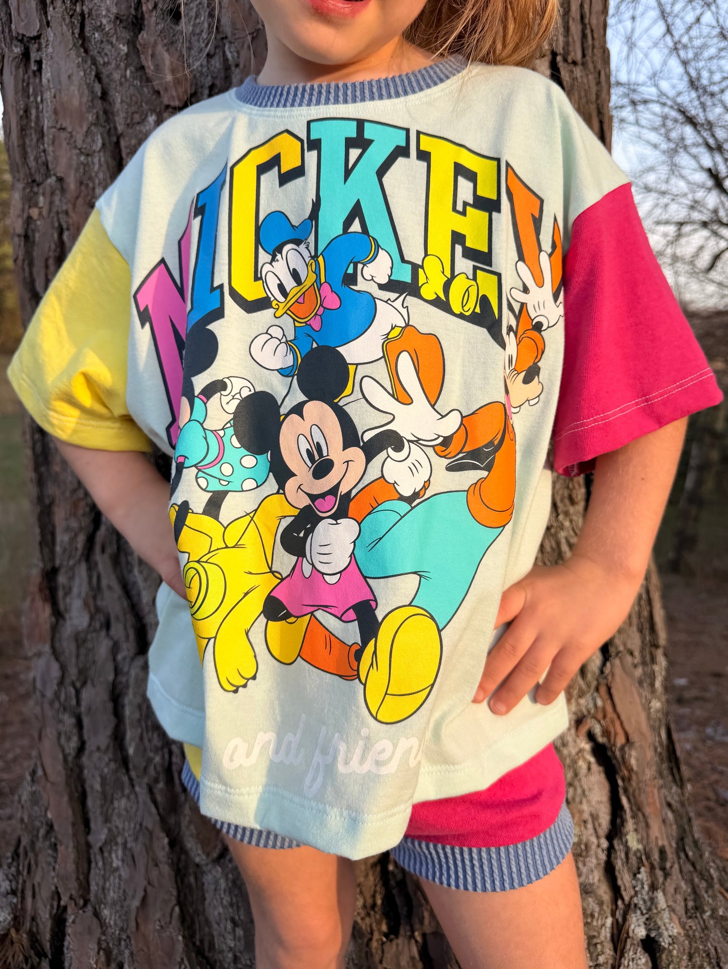 Mickey & Friends Colorblock Set sz 6/7