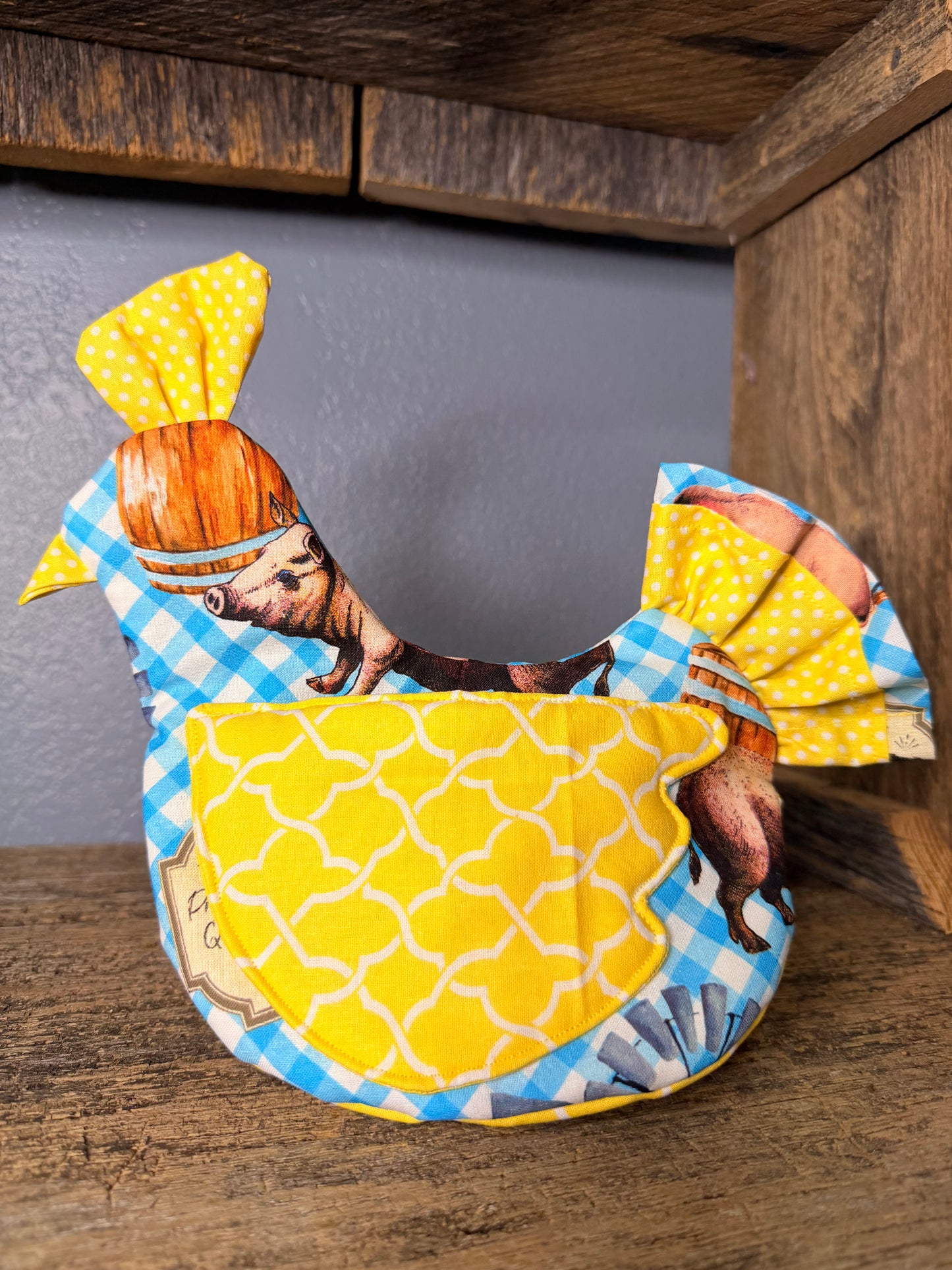 Scrappy Chicken Oven Mitt - Market Patchwork