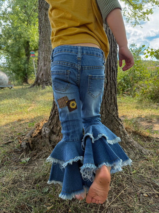 Sunflower Fields Double Bellbottoms