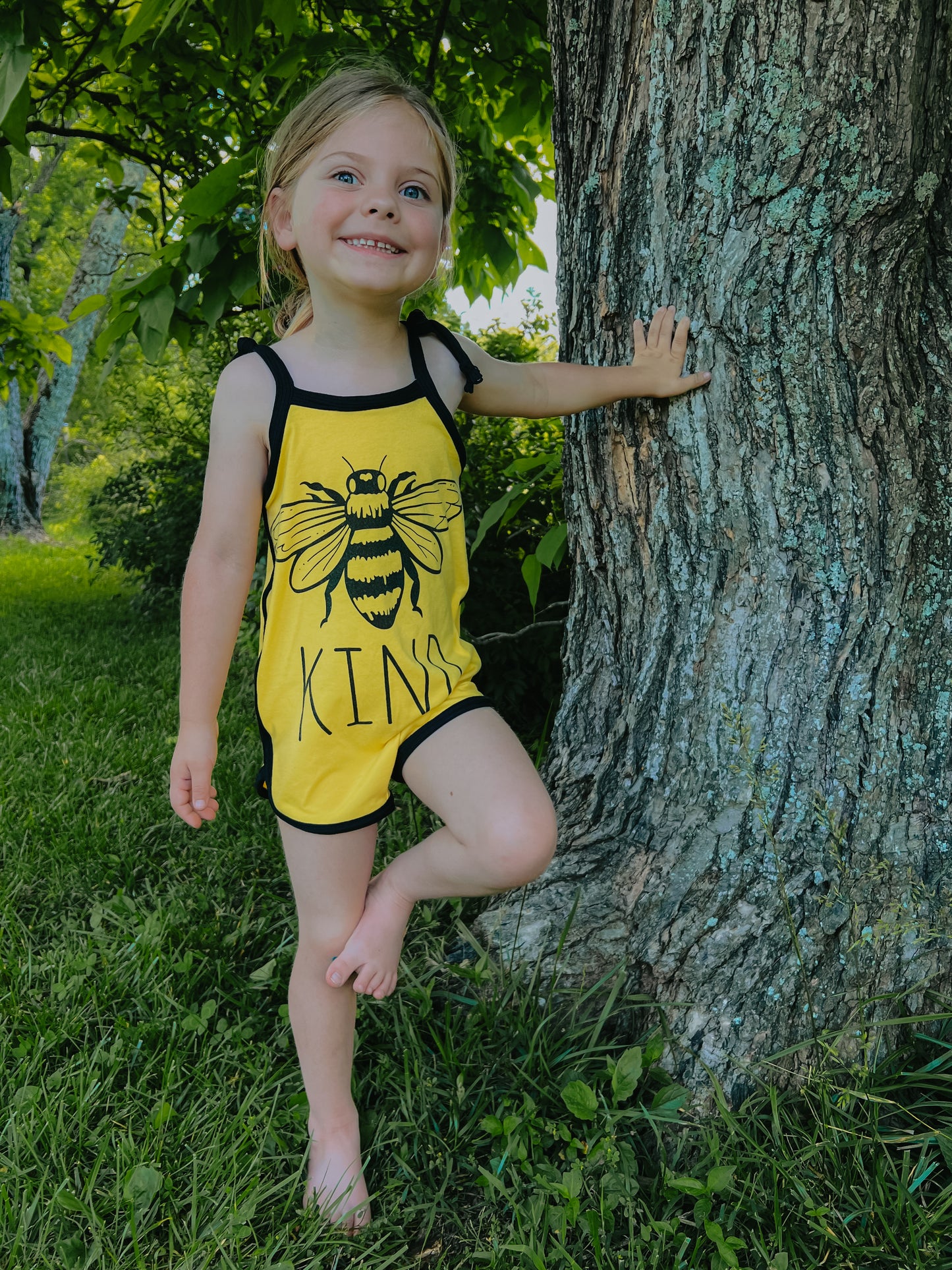 Bee Kind Retro Romper