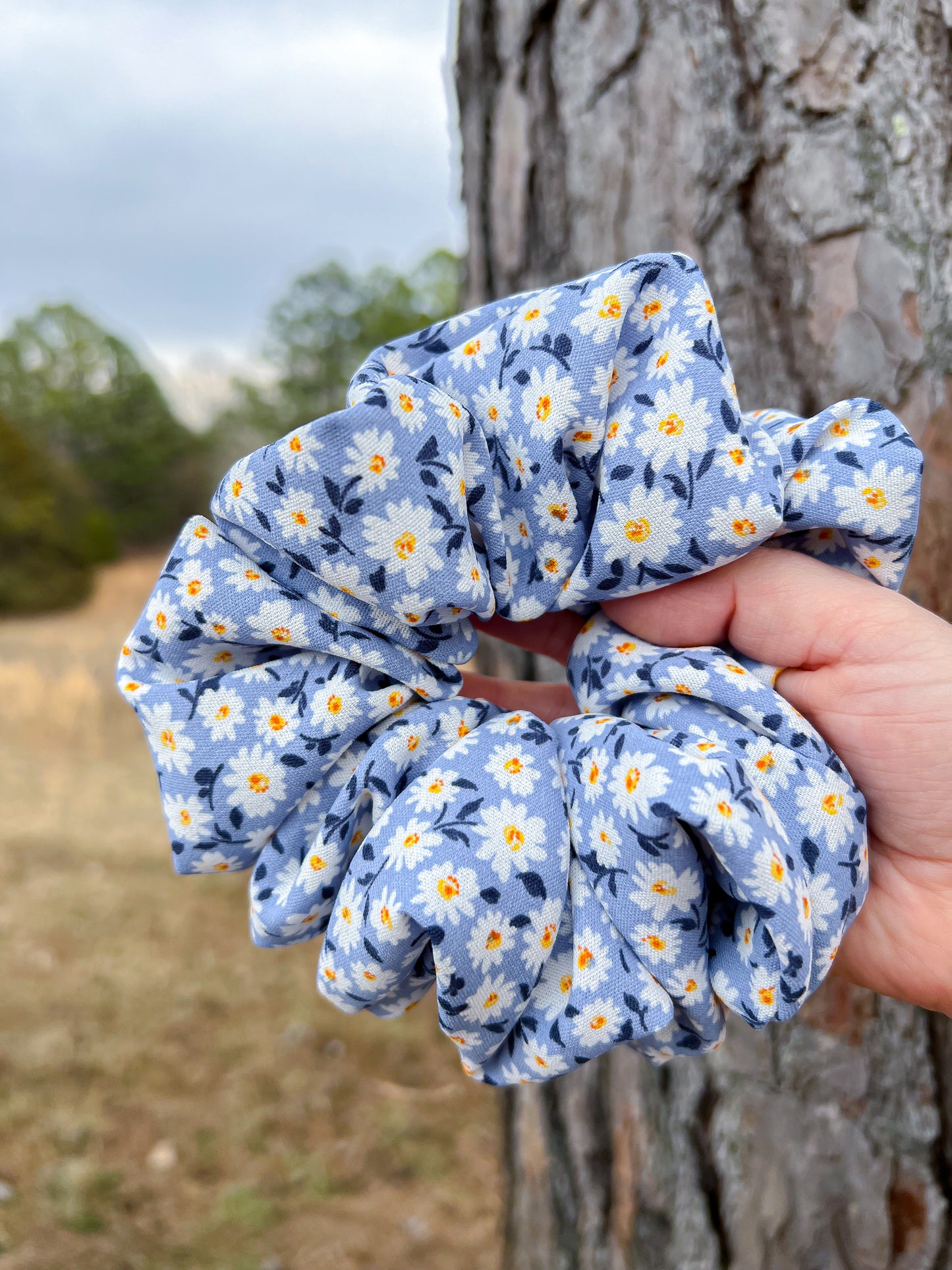 Oh Happy Daisy Scrunchie