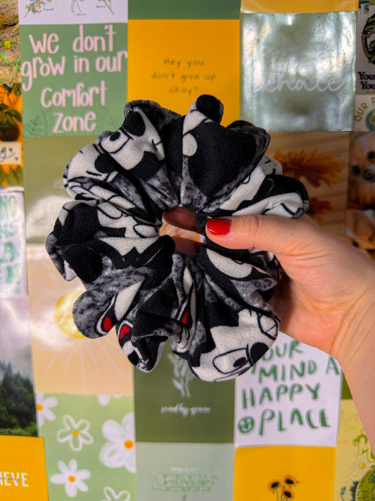 Velvet Mickey Scrunchie