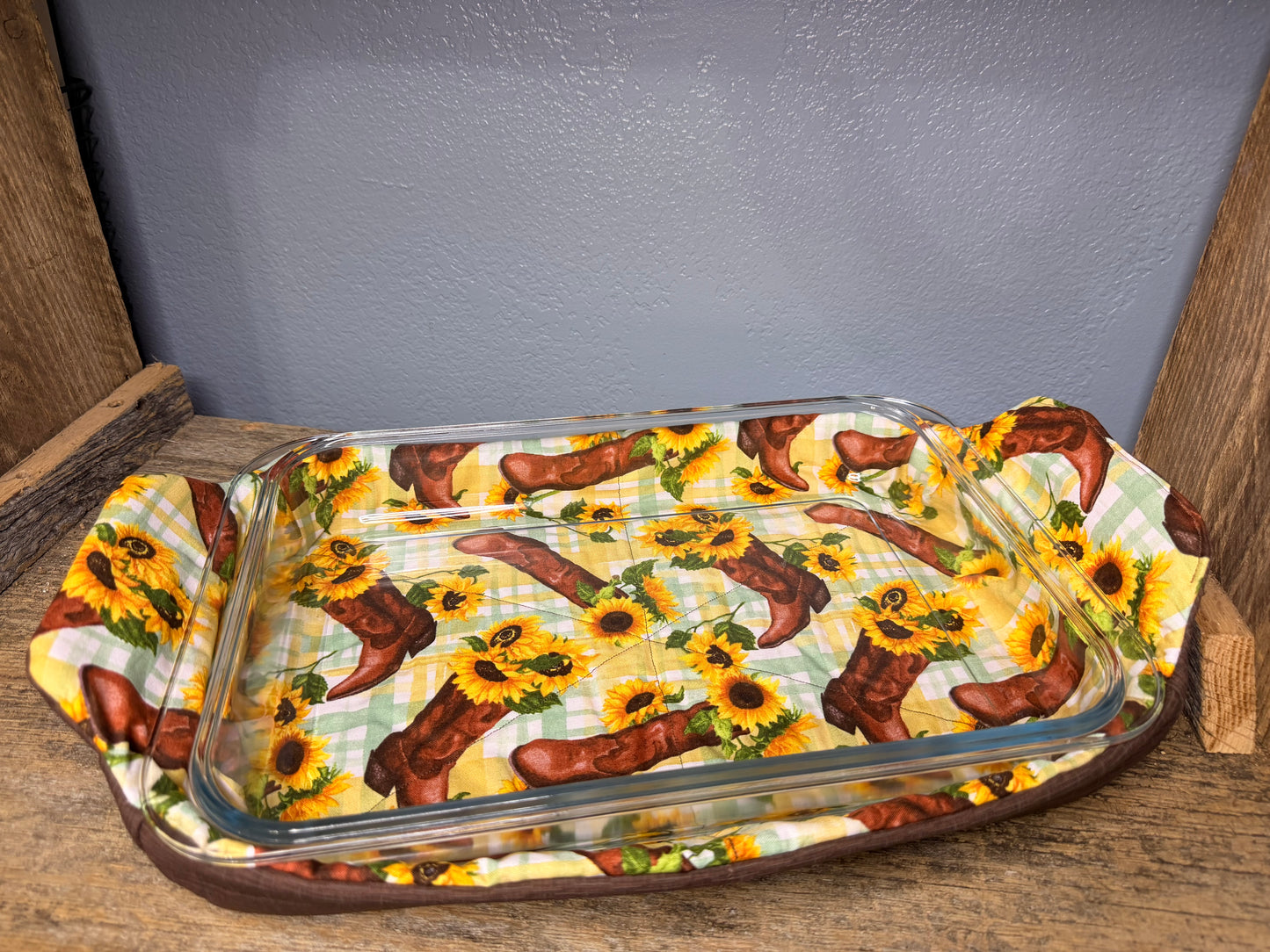 Reversible Casserole Cozie - Sunflower Fields