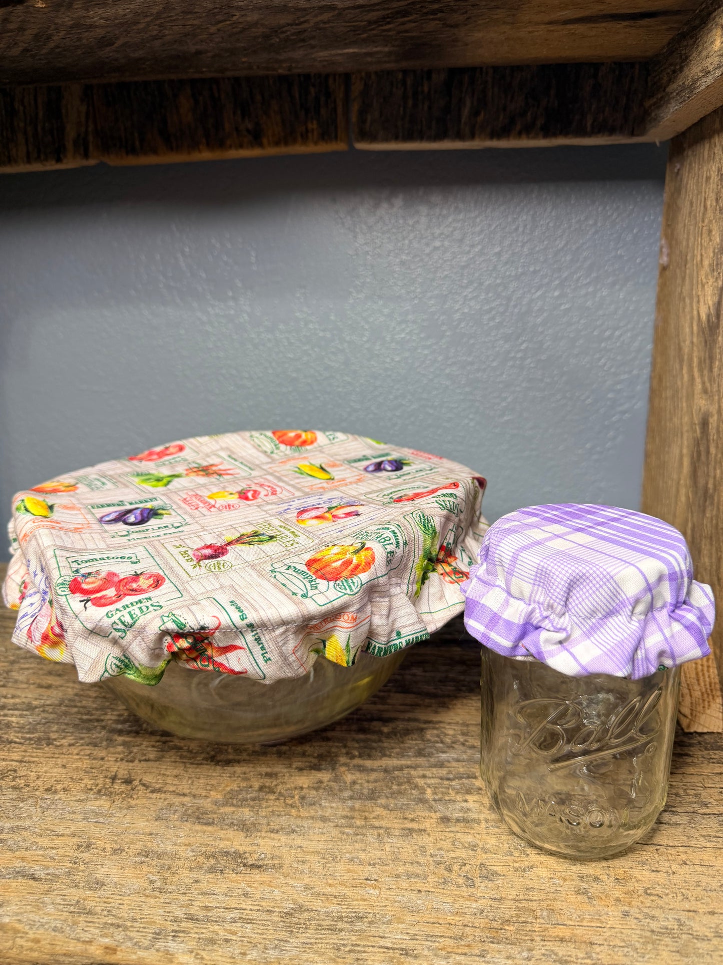 Reversible Sourdough Bowl + Starter Jar Lids