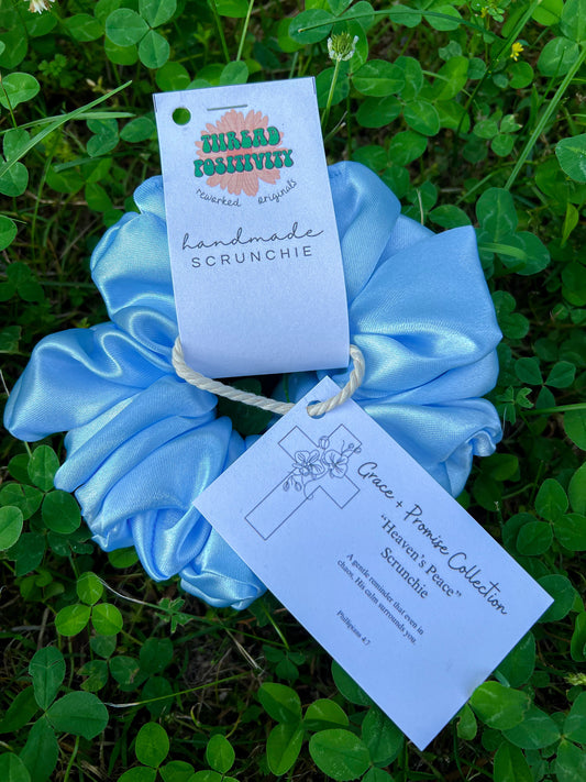 Heaven’s Peace Satin Scrunchie
