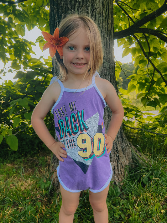 Back to the 90s Retro Romper