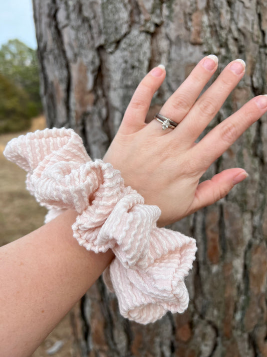 Coconut Creme Scrunchie