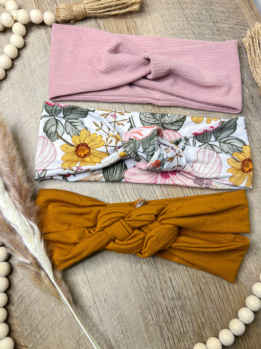 Vintage Floral Headwrap Bundle